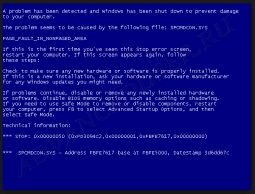 Синий экран Windows XP и Windows 7 при включенной сети